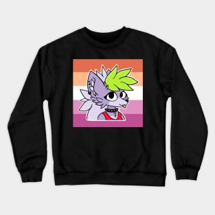 lesbian roxy wolf Crewneck Sweatshirt